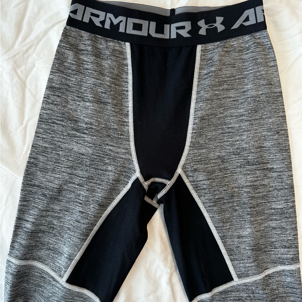 Under Armour Black and Gray Athletic Leggings - Picture 2 of 5